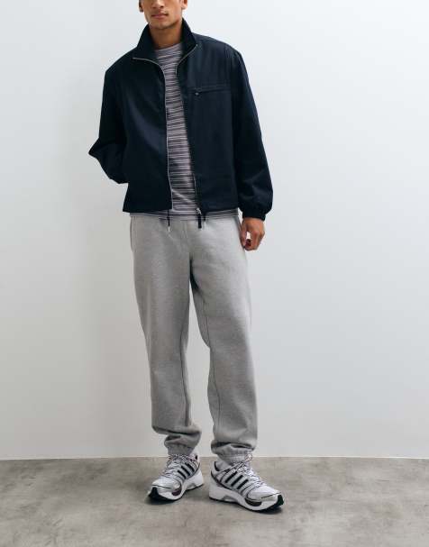 adidas Originals essential cuffed trackies in grey - view 1