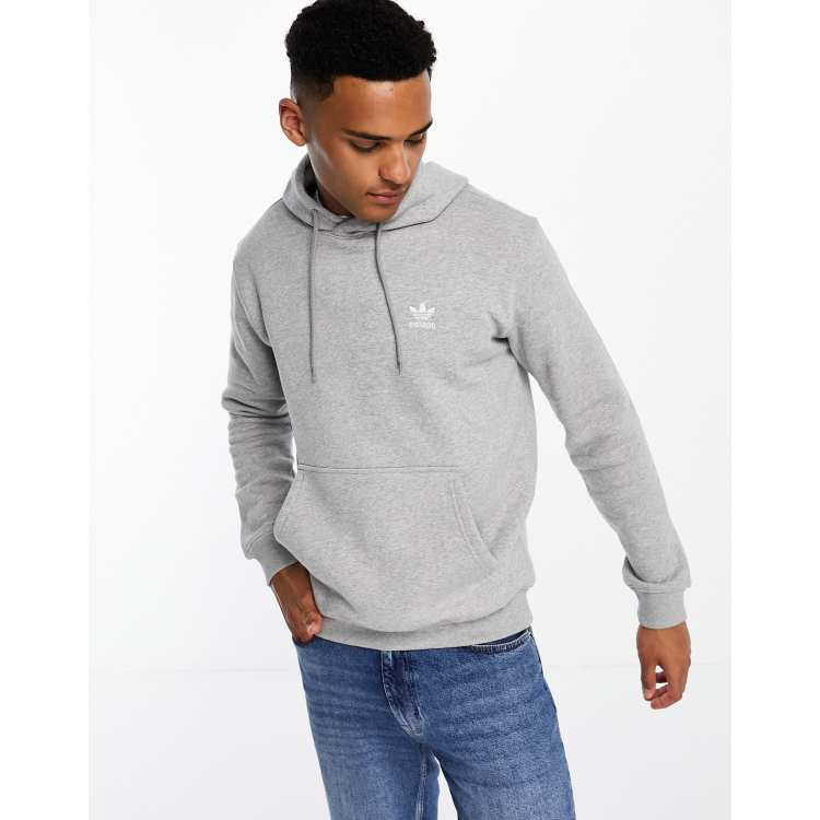 adidas Originals essential hoodie in light gray ASOS