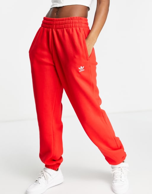 adidas Originals essential jogger in red