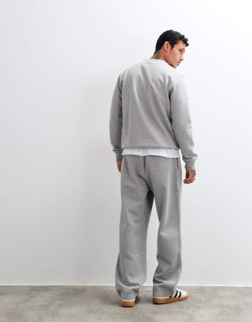 adidas Originals Essential Jogger mit offenem Saum in Grau, 4 von 5