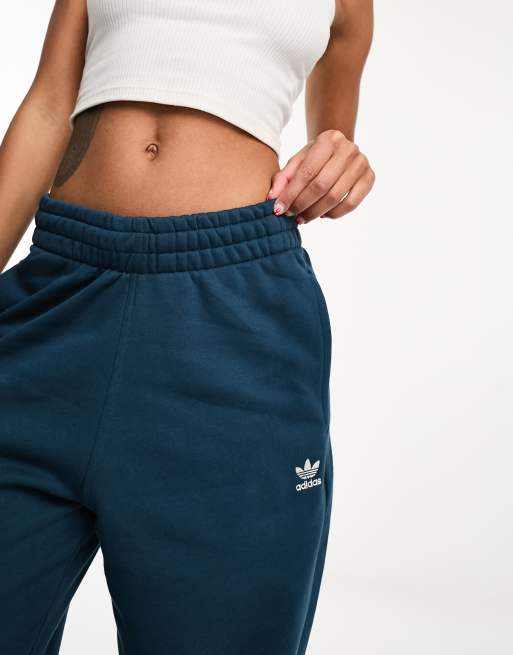 adidas Originals ESSENTIALS FLARED - Leggings - Trousers - arctic  night/dark blue 