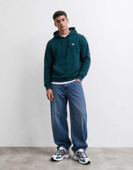 adidas Originals Essential Kapuzenpullover in Grün, 9 von 10