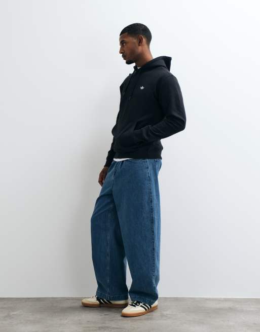 adidas Originals Essential Kapuzenpullover in Schwarz, 3 von 5