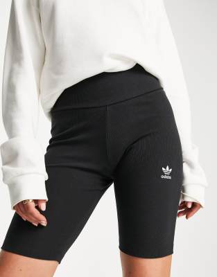 adidas Originals Womens Shorts/Bicycle Shorts - Black