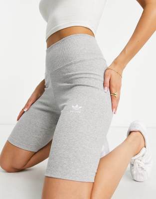 adidas Originals essential legging shorts in gray | ASOS
