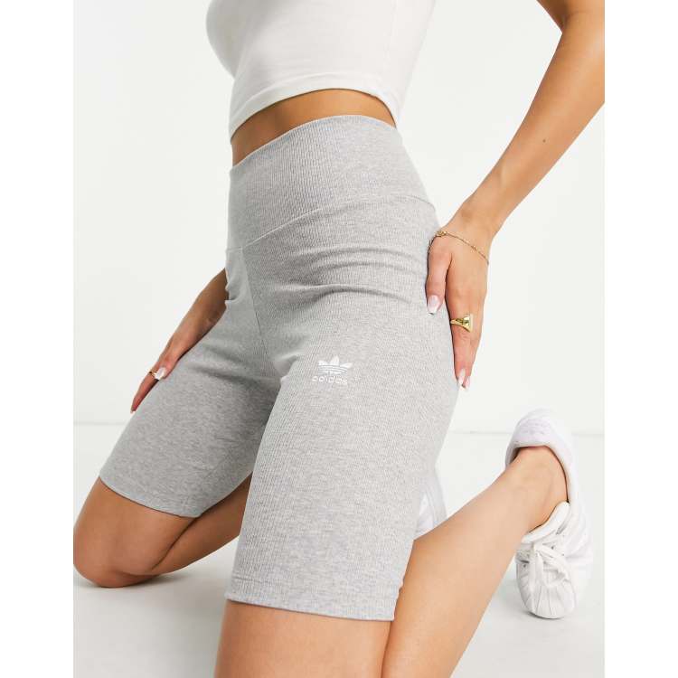 Gray adidas cheap biker shorts