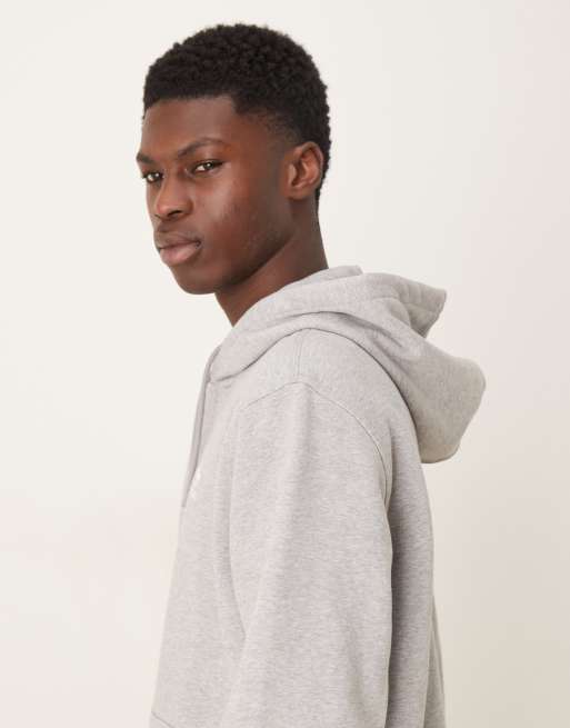 adidas Originals – Essential – Locker geschnittener Kapuzenpullover in Grau meliert, 4 von 5