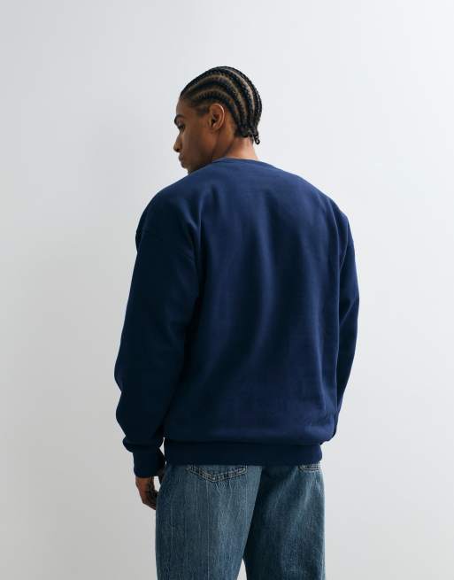 adidas Originals essential løs sweatshirt i navy, 5 af 5