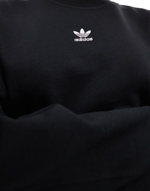 Adidas originals logo crew sweat sweatshirt online