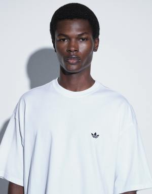 adidas Originals essential oversized t-shirt in white
