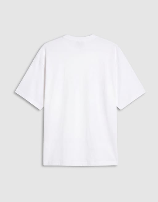 adidas Originals essential oversized t-shirt in white, 7 of 9