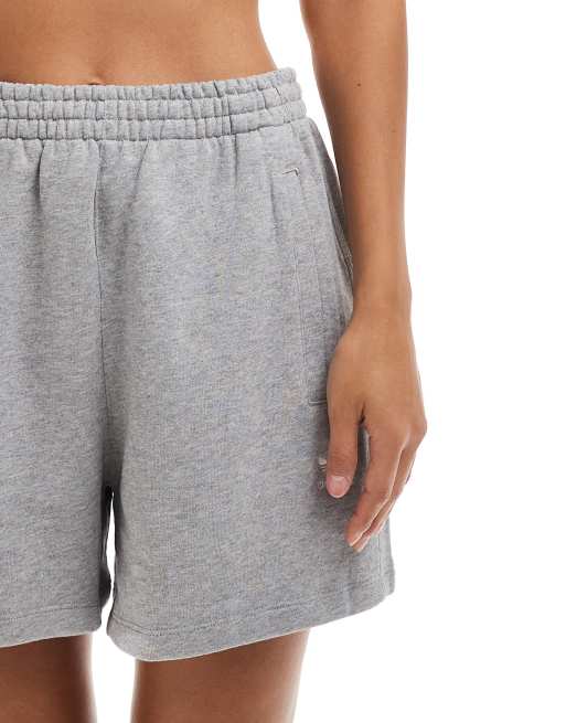Adidas Grey Essential Shorts – Puffer Reds