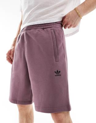 essential shorts in purple