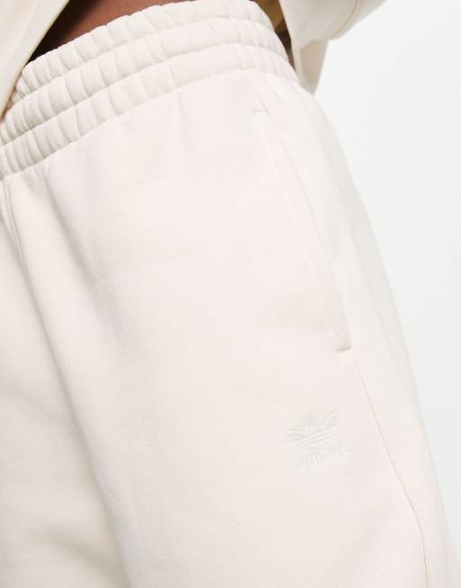 Adidas hot sale white sweatpants