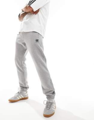 Adidas Originals Essential Sweatpants In Gray