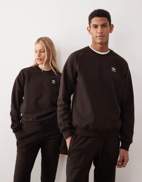 adidas Originals essential sweatshirt in brown - view 1