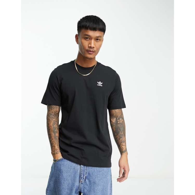 Sygeplejeskole Kartofler korrekt adidas Originals Essential t-shirt in black | ASOS