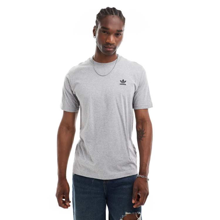 売れ筋商品|||アディダスオリジナルス Tシャツ レディース トップス TEE - Basic T-shirt - medium grey heather Business T-shirts | Adidas Women's Medium Grey Heather