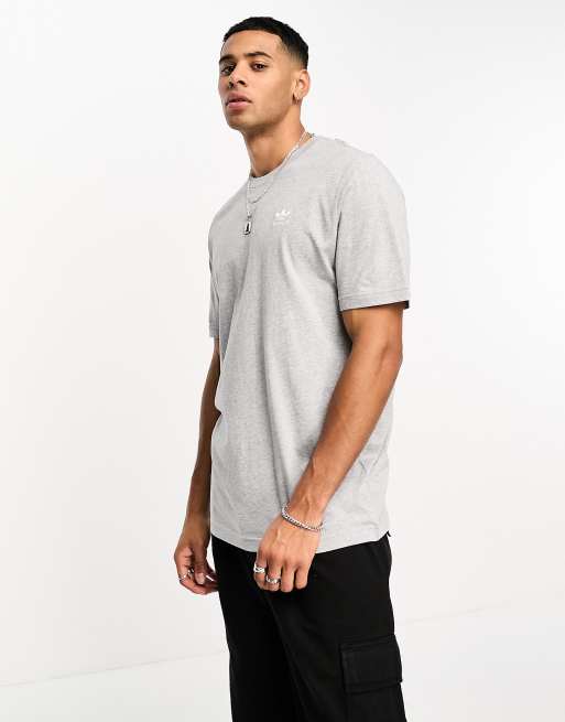 Adidas originals hotsell grey t shirt