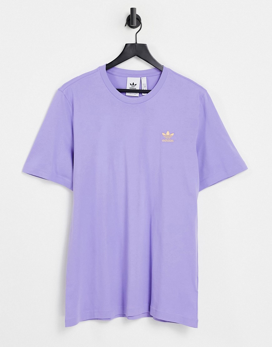 Adidas Originals essential t shirt in light purple