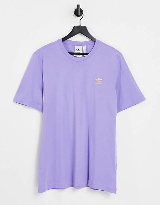adidas Originals essential t shirt in light purple