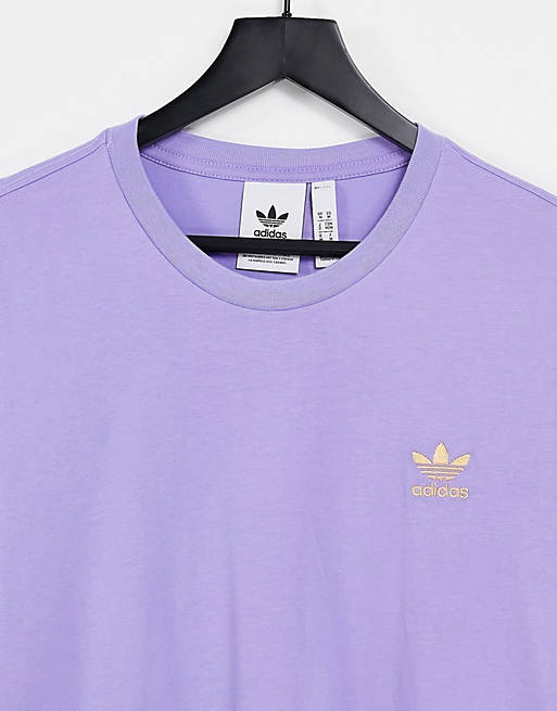 adidas Originals essential t shirt in light purple | ASOS