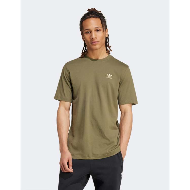 adidas Originals essential t shirt in off khaki