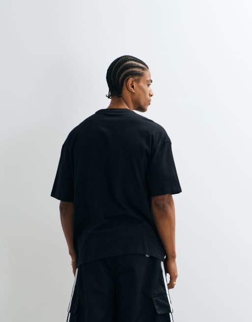 adidas Originals Essential T-Shirt in Schwarz mit lockerer Passform, 5 von 5