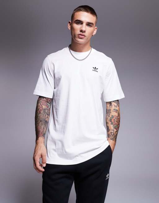 Adidas t shirts white best sale