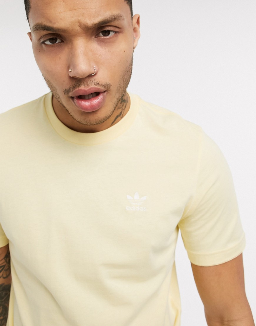 Adidas Originals essential t-shirt in yellow