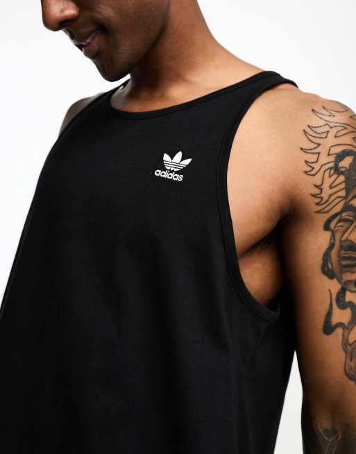 adidas Originals – Essential – Tanktop in Schwarz