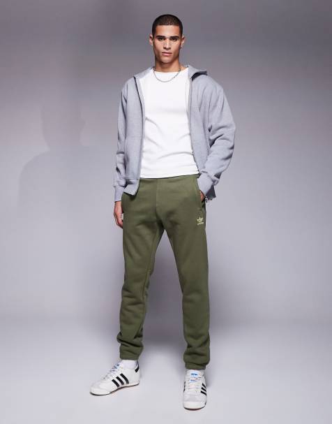 adidas Originals essential track pants in khaki - view 1