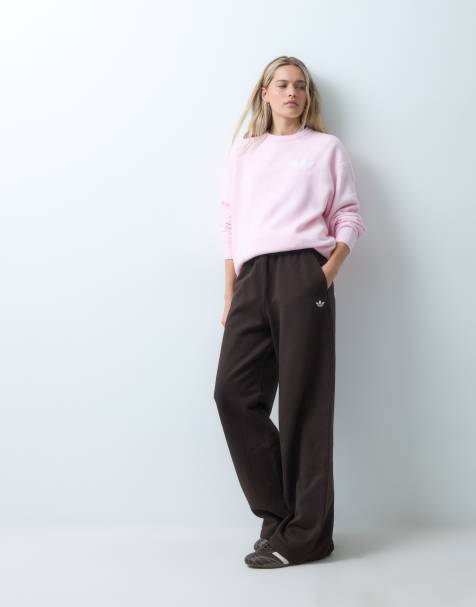 adidas Originals Essential trackies in dark brown - view 1