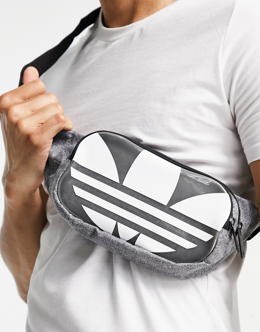 Adidas Originals essential waist bag in grey