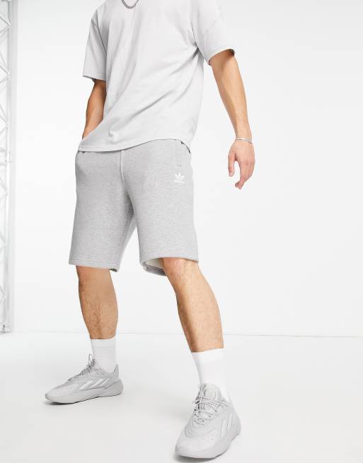 adidas essentials shorts in gray |