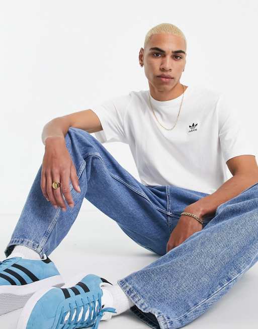 adidas Originals – essentials – Biały t-shirt