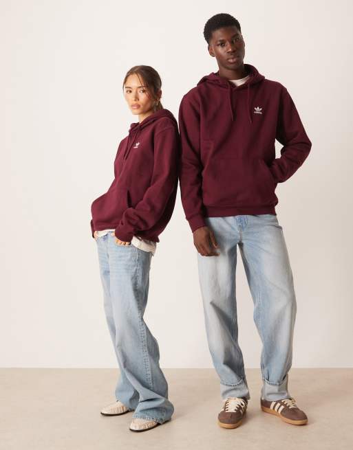 adidas Originals - Essentials - Bordeauxrød hættetrøje, 2 af 4