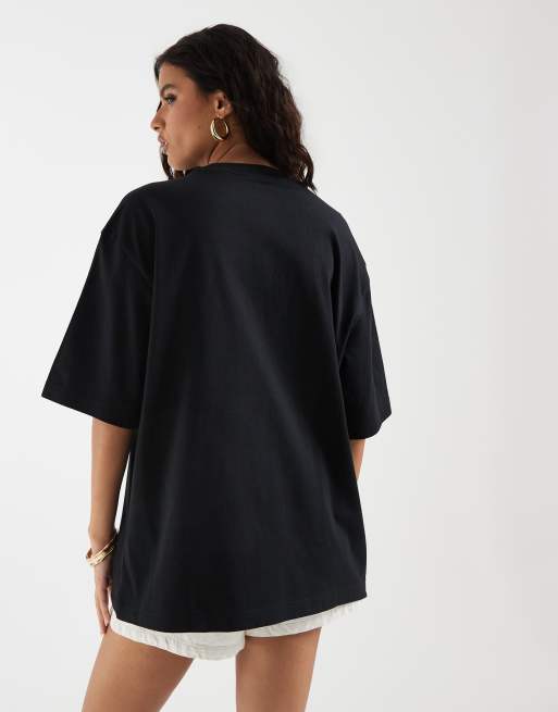 adidas Originals – Essentials – Boyfriend-T-Shirt in Schwarz, 3 von 4