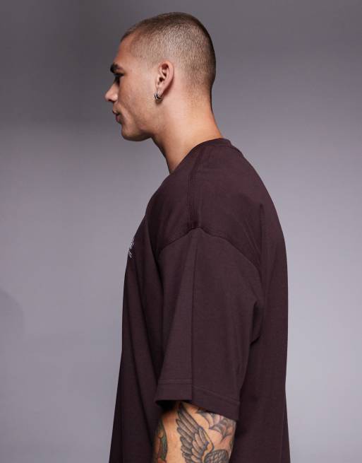 adidas Originals - Essentials - Brun oversized T-shirt, 3 af 5