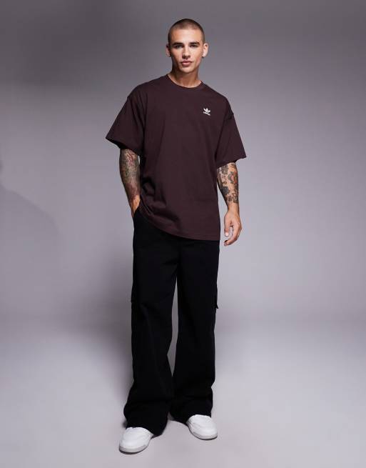 adidas Originals - Essentials - Brun oversized T-shirt, 5 af 5