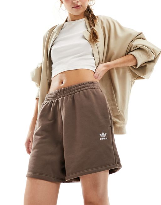adidas ebay Originals - Essentials - Brune shorts i jersey
