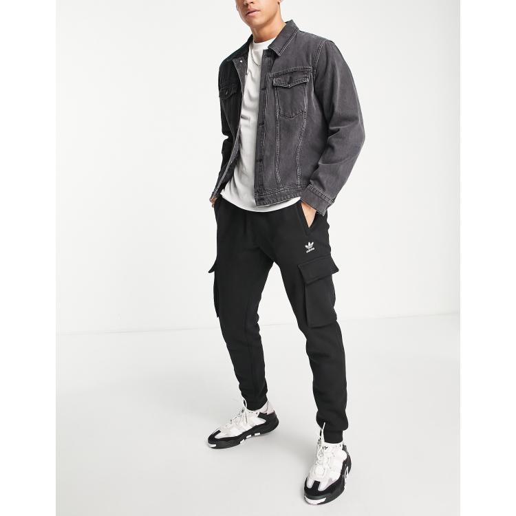 Mens black 2025 joggers adidas