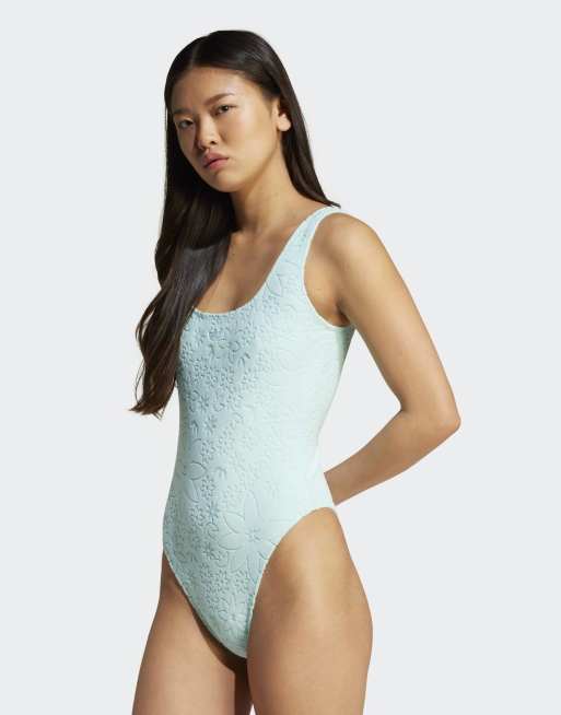 adidas Originals - Essentials - Costume da bagno blu acqua