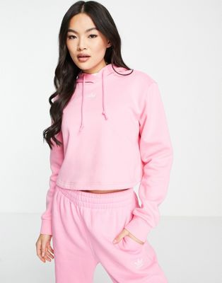 Originals in bliss Essentials | hoodie ASOS pink adidas cropped