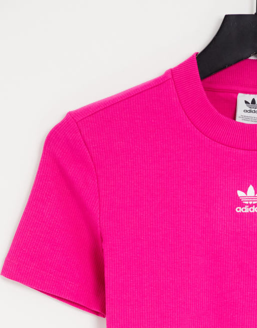 Dark pink store adidas shirt