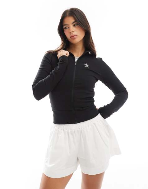 adidas Originals – Essentials – Czarny top dresowy - view 1