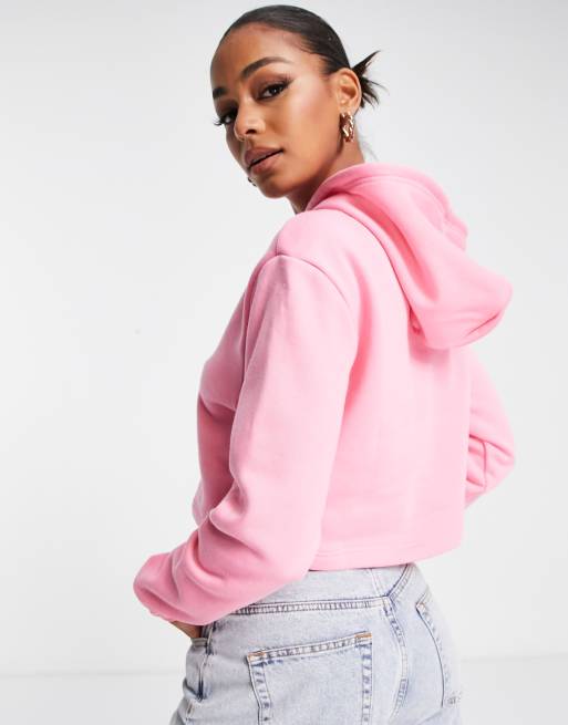 Felpa adidas corta rosa hotsell