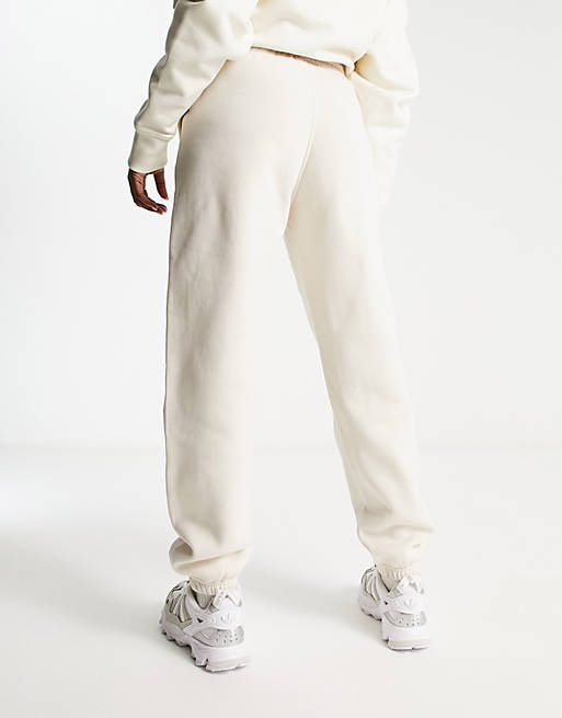 adidas Originals essentials fleece joggers in off white | ASOS