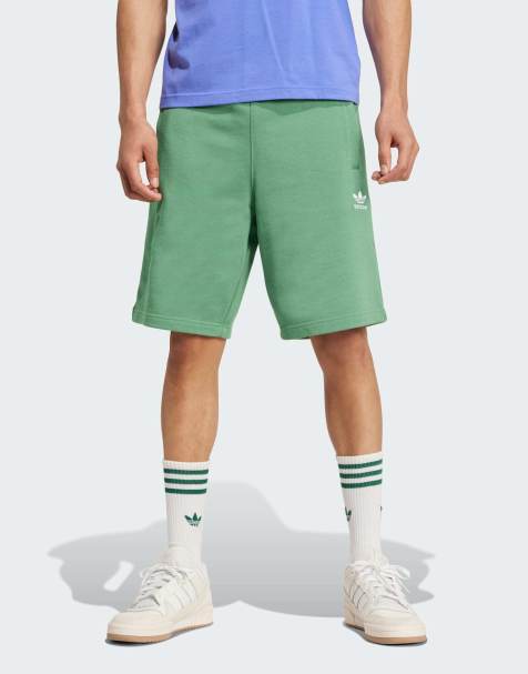 adidas Originals – Essentials – Gröna shorts med treklöverlogga - view 1