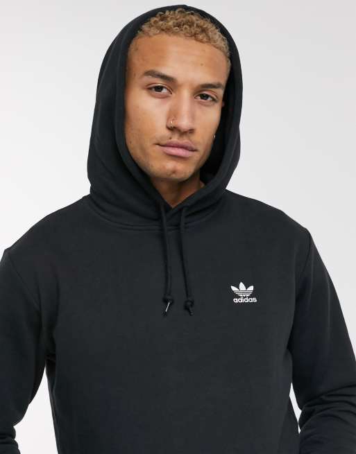 Adidas black cheap hooded sweatshirt